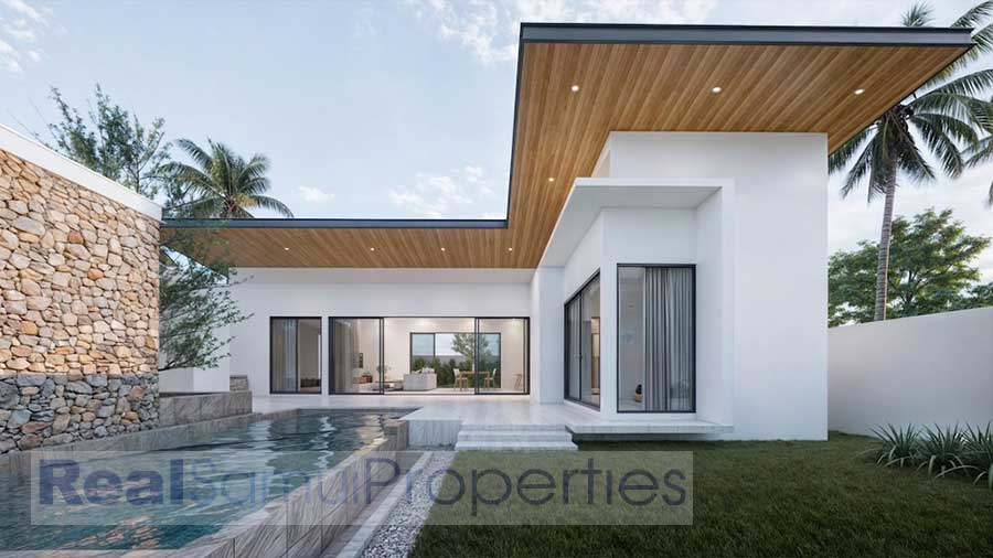 Private Contemporary Off-Plan 2-Bed Garden Pool Villa, Bang Por